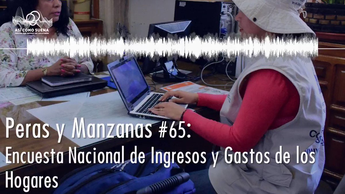 ¡Ya salió el nuevo episodio de #PerasYManzanas 🍎🍐! @ValeriaMoy platica con @SantaellaJulio del @INEGI_INFORMA sobre la Encuesta Nacional de Ingresos y Gastos de los Hogares, cuyos resultados salieron recientemente. En @asicomosuenamx , iTunes o Spotify: http://asicomosuena.mx/play/1193