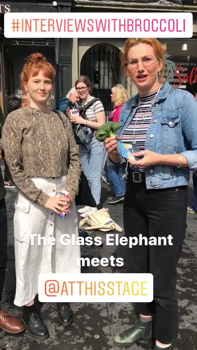 Our flyering technique #interviewswithbroccoli works well and helps us spread the #edfringe love
#MakeYourFringe #theglasselly #glasselly @AtThisStage19