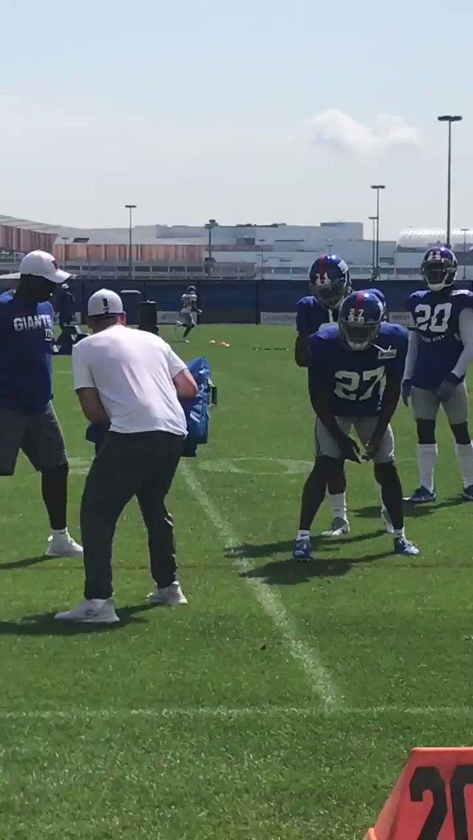 RT @art_stapleton: DeAndre Baker participating in individual drills. Good step forward for him #NYGiants https://t.co/snHf97sqIH
