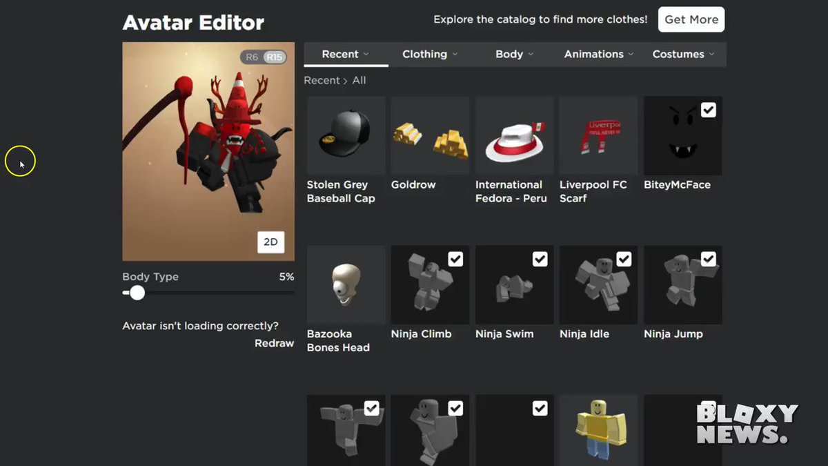 Thegamer101 Thegamer101 Twitter - bloxy news on twitter the roblox mobile avatar editor has
