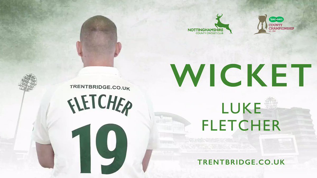 WICKET | Luke Fletcher ends Tim Bresnan's innings as he has him caught by Tom Moores for 2 to leave Yorkshire 281-7 in their second innings, a lead of 329 runs. Follow #YorksvNotts live 👉http://socsi.in/g_LfsLu