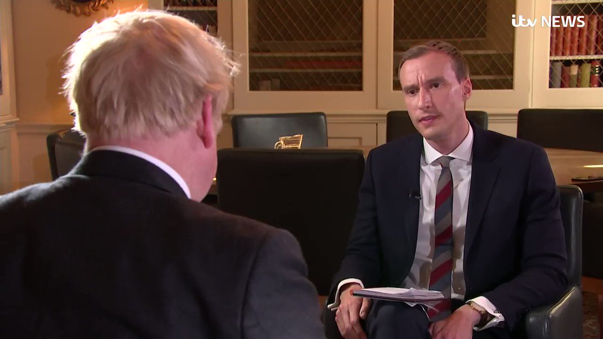 WATCH: The Prime Minister cannot give me one new idea he's come up with for solving the issue of the Northern Irish border...
... but he tells me Theresa May didn't argue strongly enough for other alternatives to the backstop, which have been previously suggested.
