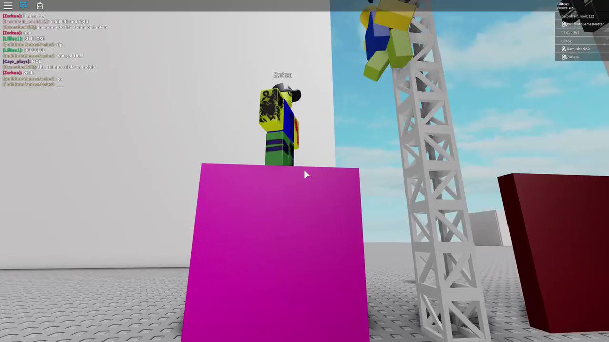 Spooktea1 On Twitter My Most Proud Gamer Moment I Did A 10 Stud Wrap Around - roblox 13 stud jump