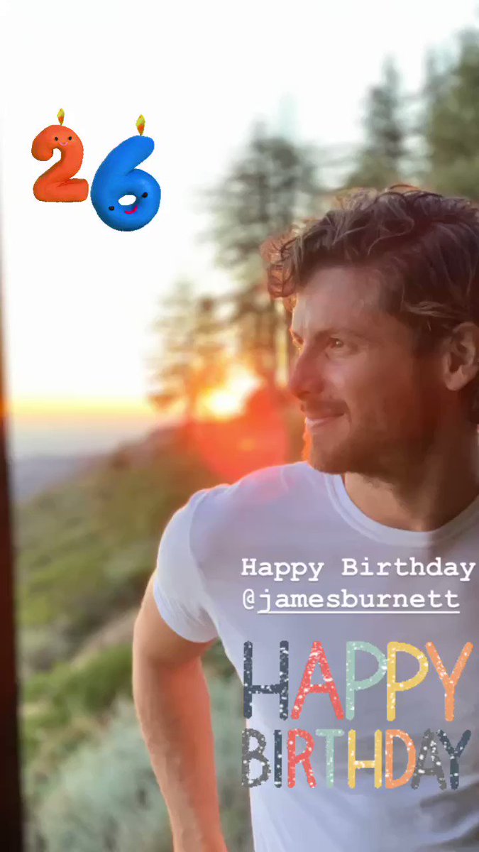 Please join me in wishing a happy birthday to our James , He turns 26 today 🎂. We love you James and wish you the most wonderful year ahead ❤️ #jamesburnett #littledume @BurnettMusicGrp