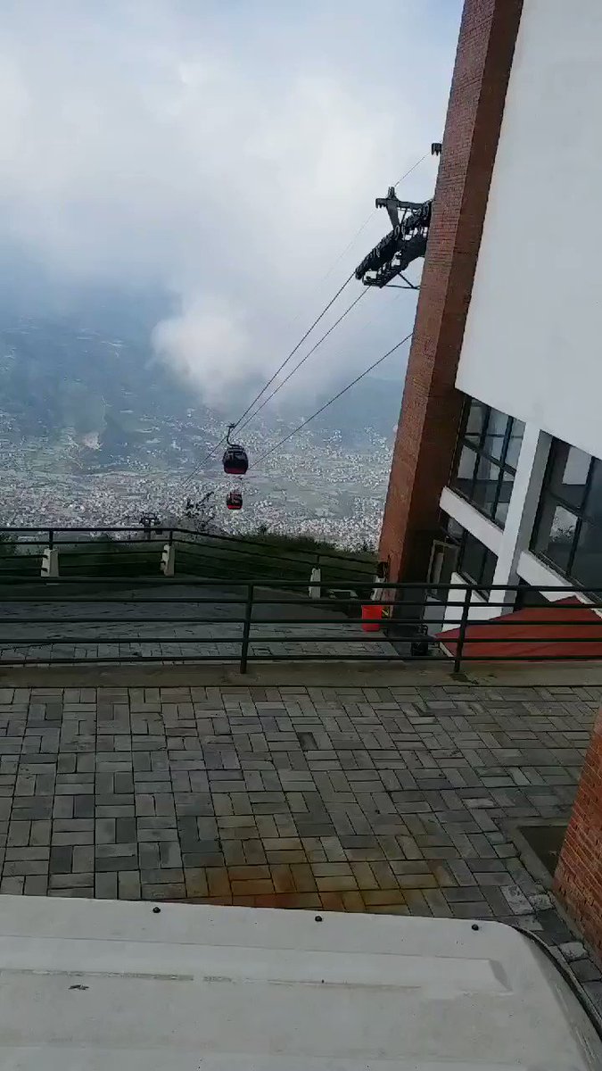 Chandagiri Hills, Kathmandu, Nepal, Cable car ride of 2.5 Km from Thankot to Chandagiri Hills 2520m above sea level is a thrilling experience amidst lush green mountainous terrain. The return journey in absolute darkness was another kind of adventure.#Nepal #India #mountain