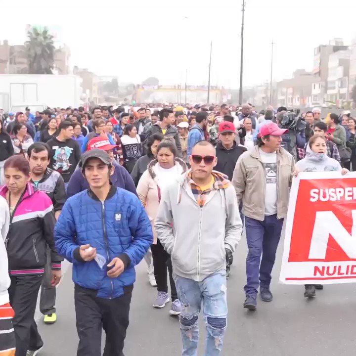 Anti-toll protesters block highway in Lima, Peru
#AntiToll #Lima2019 #Peru #protest https://t.co/2xQkZpvjFb
