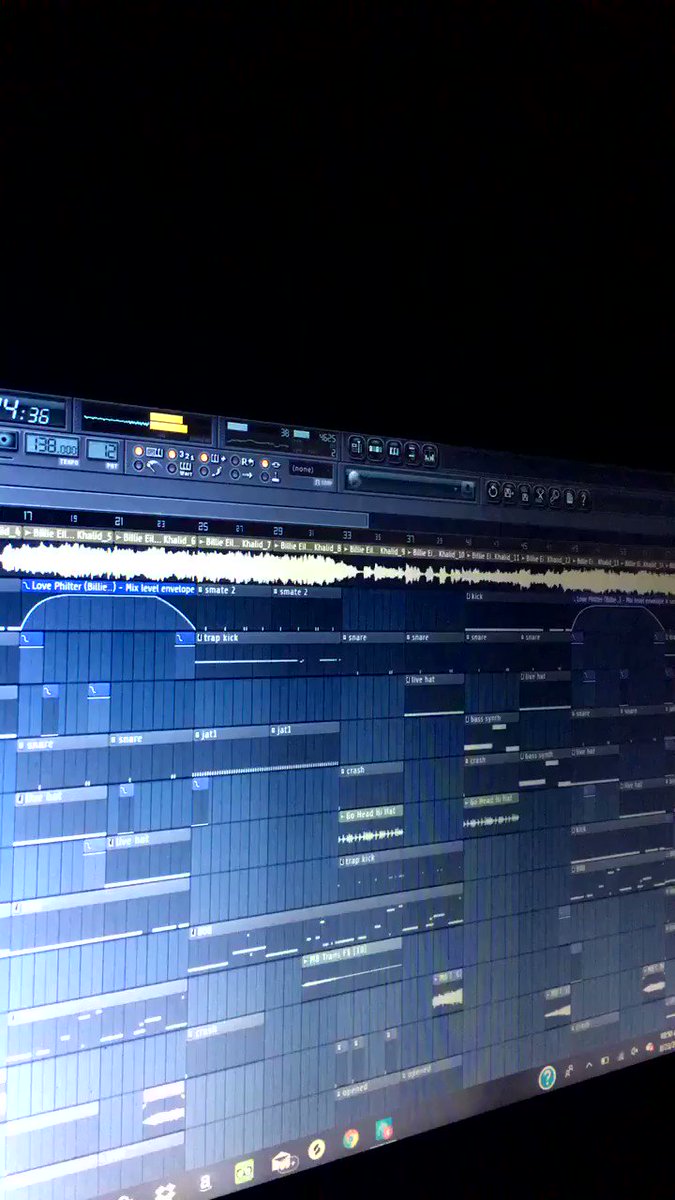I added drums to, “Lovely” by Billy Eilish & Khalid. Felt like it needed drums. #newbeat #newbeats #beats #beatsforsale #beats2019 #billieeilish #khalid #genzmusic #genz #newmusic #flstudio #abelton #logic #whenwefallasleepwheredowego #dontsmileatme #youngdumbandbroke #lovely