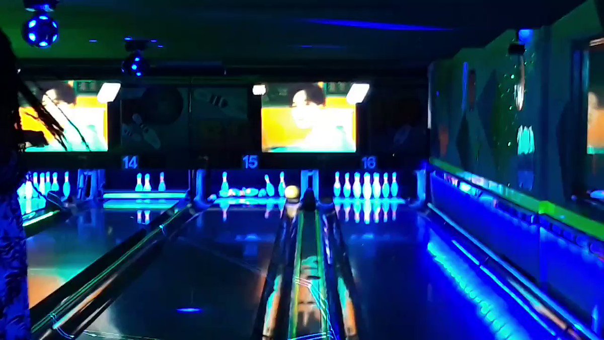They had Jinu's video at the bowling alley I went to!!! (DO NOT turn on the audio its just yelling that has nothing to do with Jinu lol)