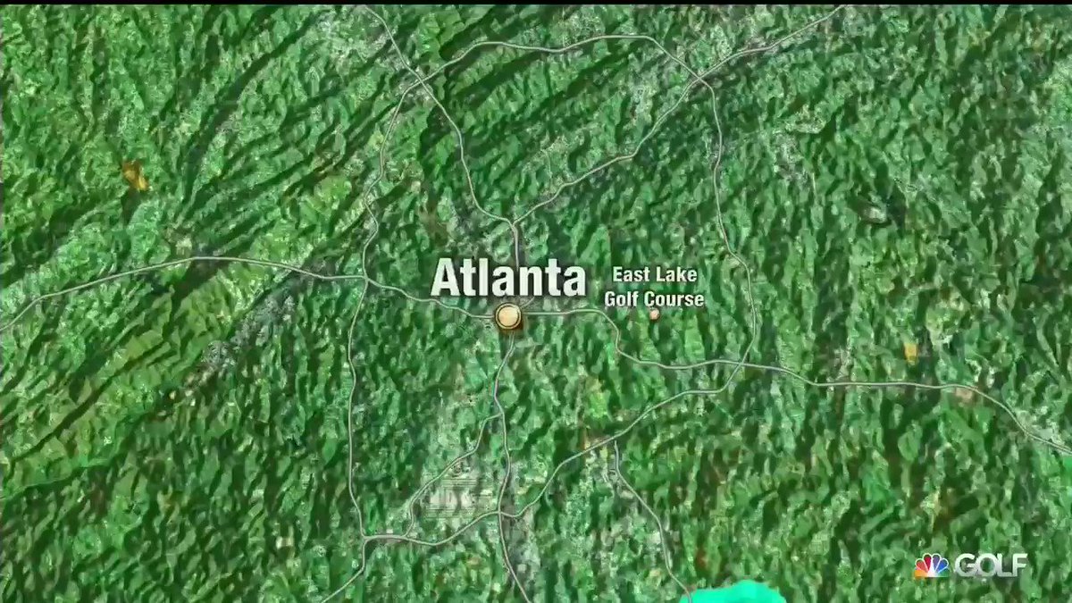 WATCH...This is why you take thunderstorms seriously!Scary situation as a t-storm developed near the East Lake Golf Club in Atlanta, GA. Golf players, as well as spectators, were seeking shelter. 4 people were reported being treated due to the lightning strike. #gawx #arwx