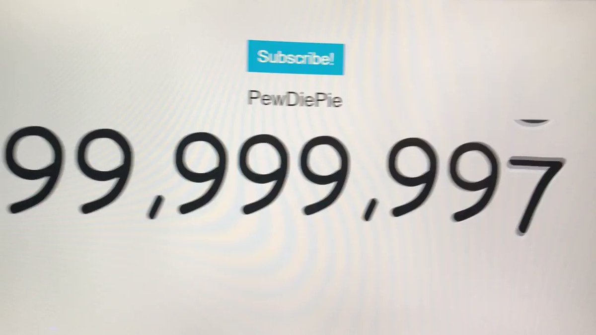 RT @lukeorsomethin: congrats to @pewdiepie on hitting 10 subscribers! double digits! https://t.co/A3g6WuT5xR