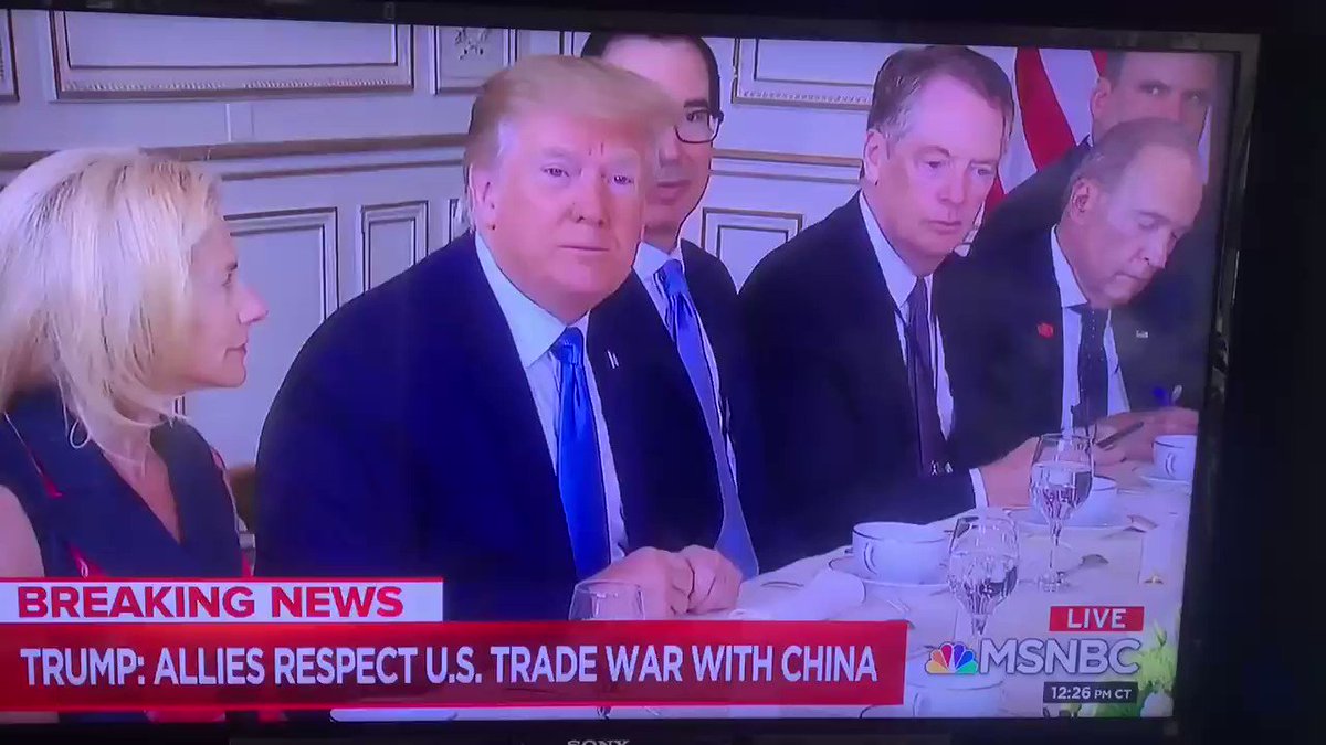 Mystery Solvent (@MysterySolvent) on Twitter photo 2019-08-25 17:52:39 Watch this 30 second clip of Trump at the #G7. This is why the entire world thinks heโs a joke. Watch everyoneโs body language while Trump is speaking. Thoughts, comments? Watch this 30 second clip of Trump at the #G7. This is why the entire world thinks heโs a joke. Watch everyoneโs body language while Trump is speaking. Thoughts, comments?