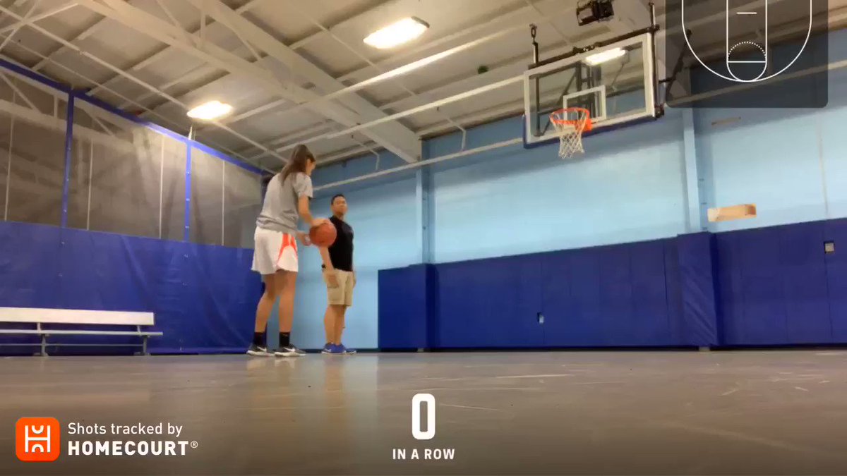 100 makes from the free throw line for @RecintoGabby using the @HomeCourtai app to track shots. Great way to finish the day after a morning volleyball scrimmage. @CoachTinyGreen @BrandScholars #basketball #HardWork #Summer2019 – at Evesham Recreation Center - Blue Barn