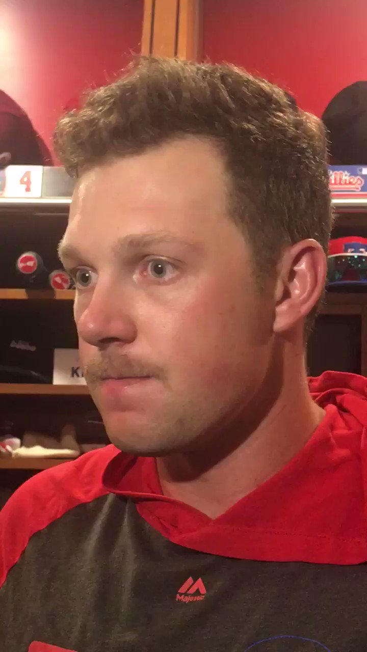 Rhys Hoskins: “You can't write it betterI can't imagine what tomorrow is  going to be like”