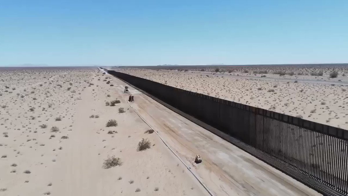 The Wall is going up very fast despite total Obstruction by Democrats in Congress, and elsewhere!