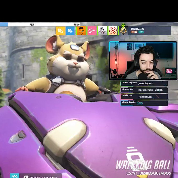 Streamer quebrado ao vivo com sucesso. Muito obrigado mesmo pelo carinho Ricardo Juarez e por ter feito<a href="/tag/overwatch"class="tags"><span>#overwatch</span></a>
