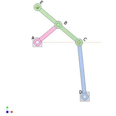 Grasshopper Straight Line Mechanism