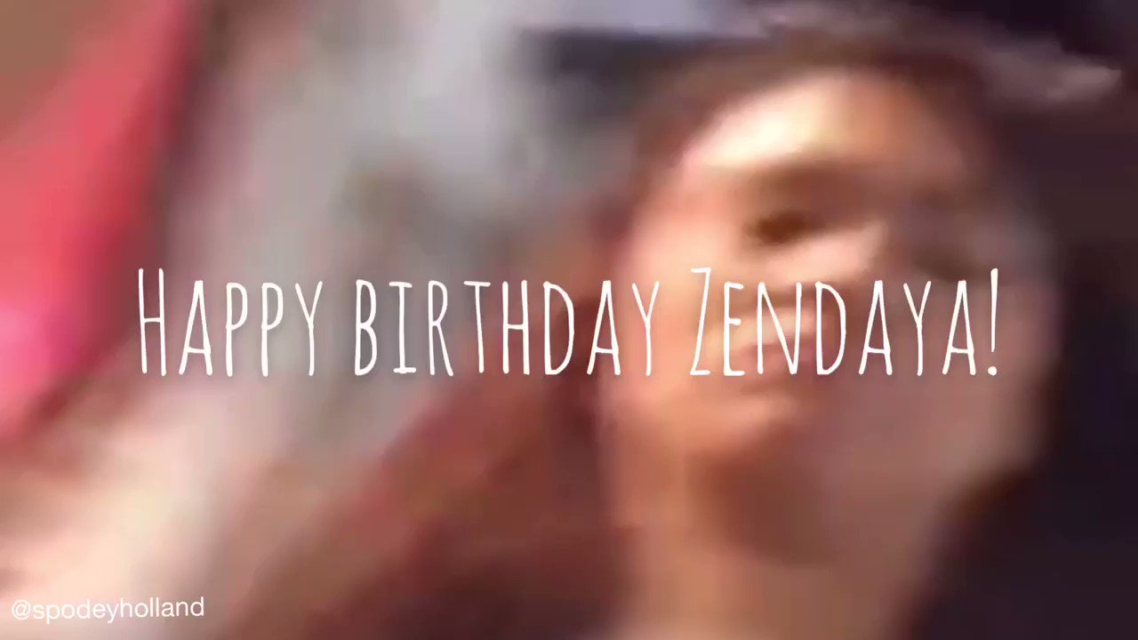 I made this 4 years ago but happy 26th birthday to zendaya. lots of love x 