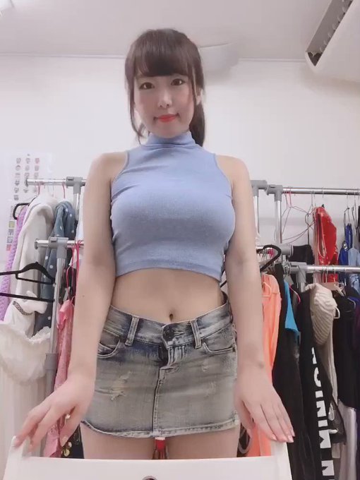 グラビアアイドル蒼井まやのTwitterエロ動画2