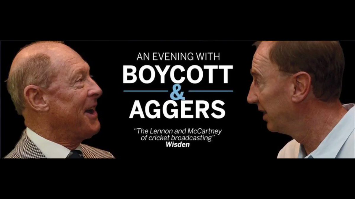 Have you booked your tickets for an evening with @GeoffreyBoycott and @Aggerscricket at @RoyalNottingham on 26th September #Cricket #whatsonNottingham #Ashes #Interactiveshow #JonathanAgnew http://ow.ly/fUT130psExF