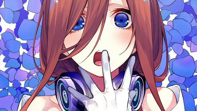 むゆぬさんがTwitterに投稿した中野三玖(五等分の花嫁)のイラスト。