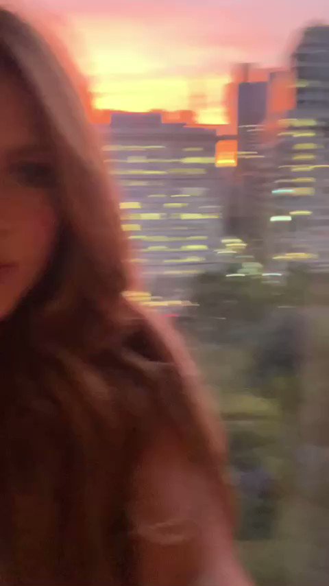 New York skyline! Look at that! NY y el crepúsculo!