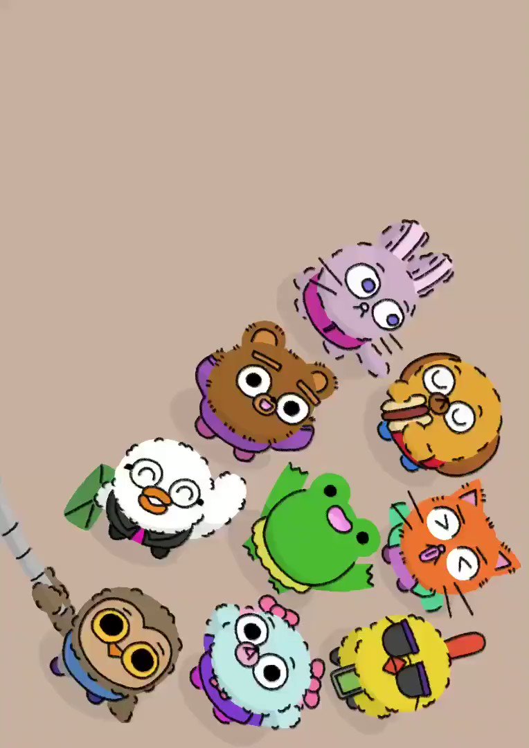 Here's a process video of a Littlest Friends piece I created today. I love this gang so much (I also love @Procreate which I made this in)