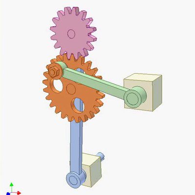 Gear and Linkage Mechanism