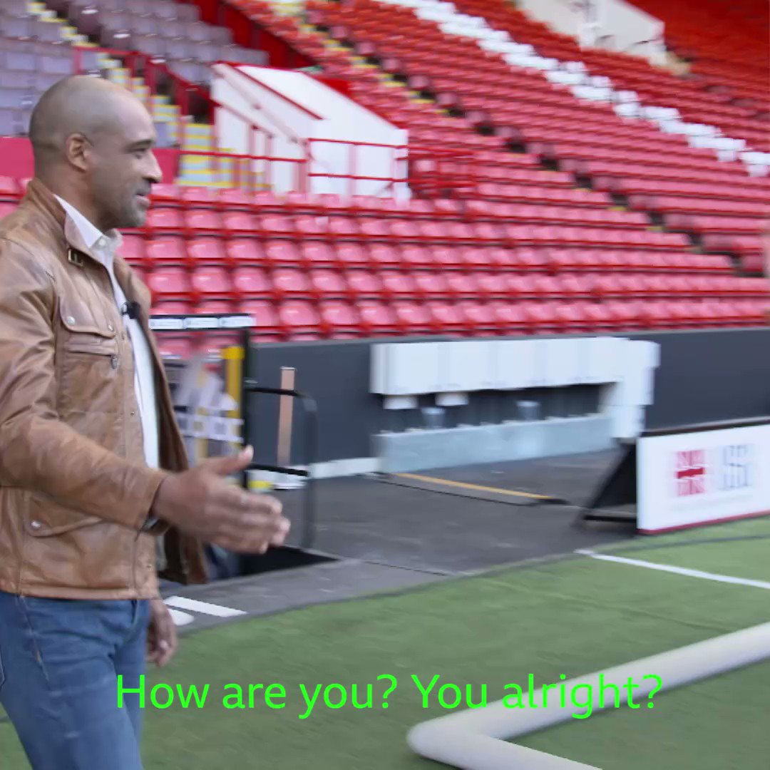 “I wanted to be Brian Deane in the garden”👊Sharp x Deano, tomorrow at 7pm 🙌