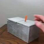 様々な動きをする箱で遊んだ結果？なんかかわいい!