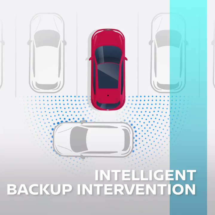 With #Nissan #IntelligentMobility, we always have your back, literally. Nissan Intelligent Backup Intervention steps in when an unseen obstacle is detected while driving in reverse. #FutureFriday