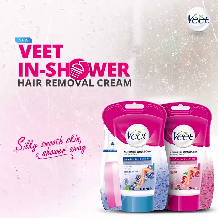 Introducing the new Veet In-Shower Hair Removal Cream that'll give you 2X longer lasting smoothness than shaving. Time to bid adieu to razor burns and say hello to smooth skin. Use code VEET10YT to avail extra 10% off: https://t.co/aBLMoOnAEi
#VeetInShower #SmoothInTheShower https://t.co/KUz0vnKXBh