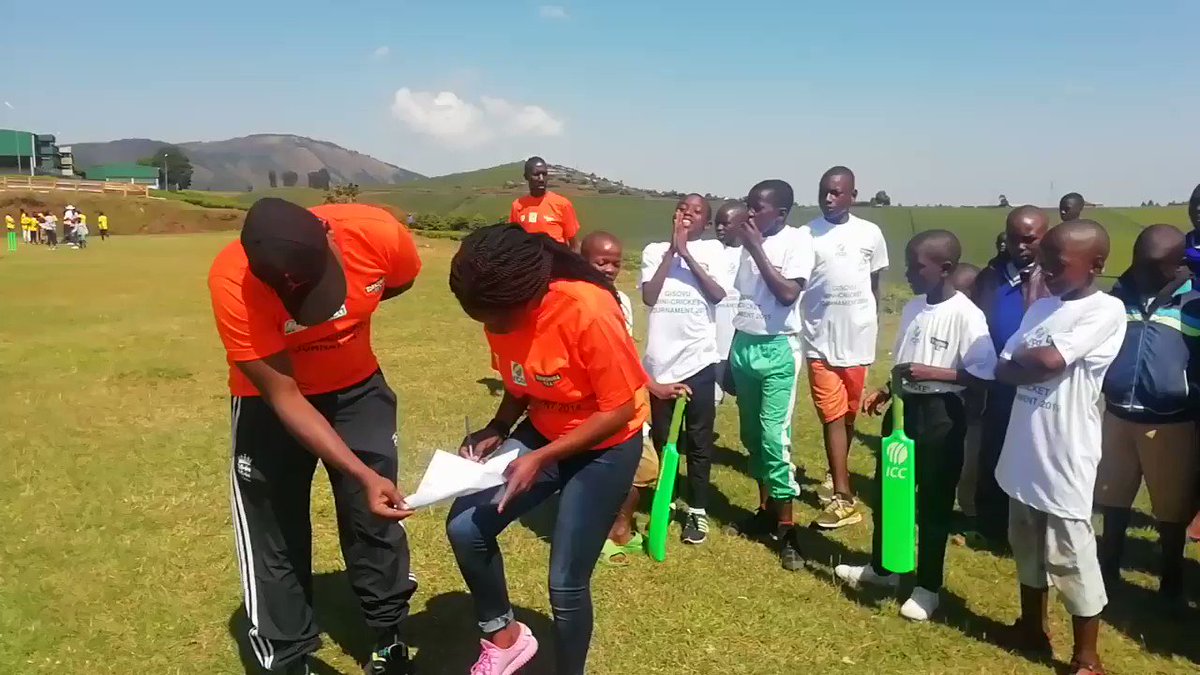 Coming to you live from Gisovu Tea Estate first mini-cricket schools tournament. The environment here is sensational especially for the teams through to the semis! ๐ฅณ๐๐ฅ๐๐๐#criiio #CricketGoesToGisovuโ@YorkshireTea @CricketBuilds @RwaCricketAssoc @icc_africa