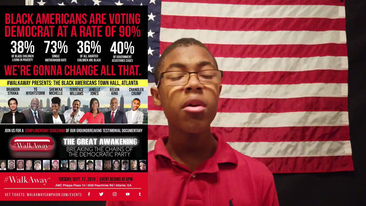 I will be a panelist on the #WalkAway campaign Black Americans Townhall on the 17th!
I will be joined by @BrandonStraka @w_terrence @ShemekaMichelle and many others!
I hope to see you there.
https://www.youtube.com/watch?v=OPN_lZzM9v8 …
Get tickets at: http://walkawaycampaign.com/events