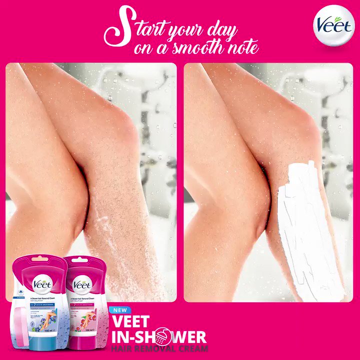 Kiss that stubborn stubble goodbye with the new Veet In-Shower Hair Removal Cream. Use code VEET10YT to avail extra 10% off. Click on https://t.co/fvEzc8j8Oe.
#VeetInShower #SmoothInTheShower https://t.co/m0oCUm2sI1