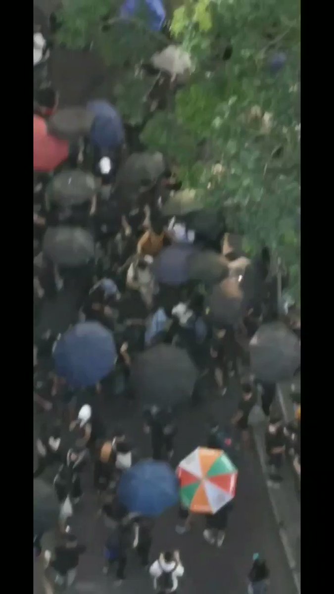 See how our "peaceful protestors" attack other citizen, probably with just a different view. #FreeHongKong #HKprotesters #HKRioters