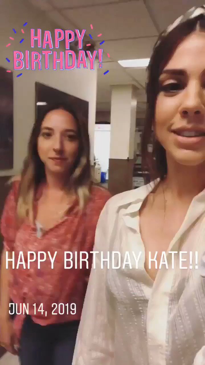 VIDEO | hairstylist Marisa Ramirez wishes Kate a happy birthday (via marisaramirezbeauty Instagram story) 