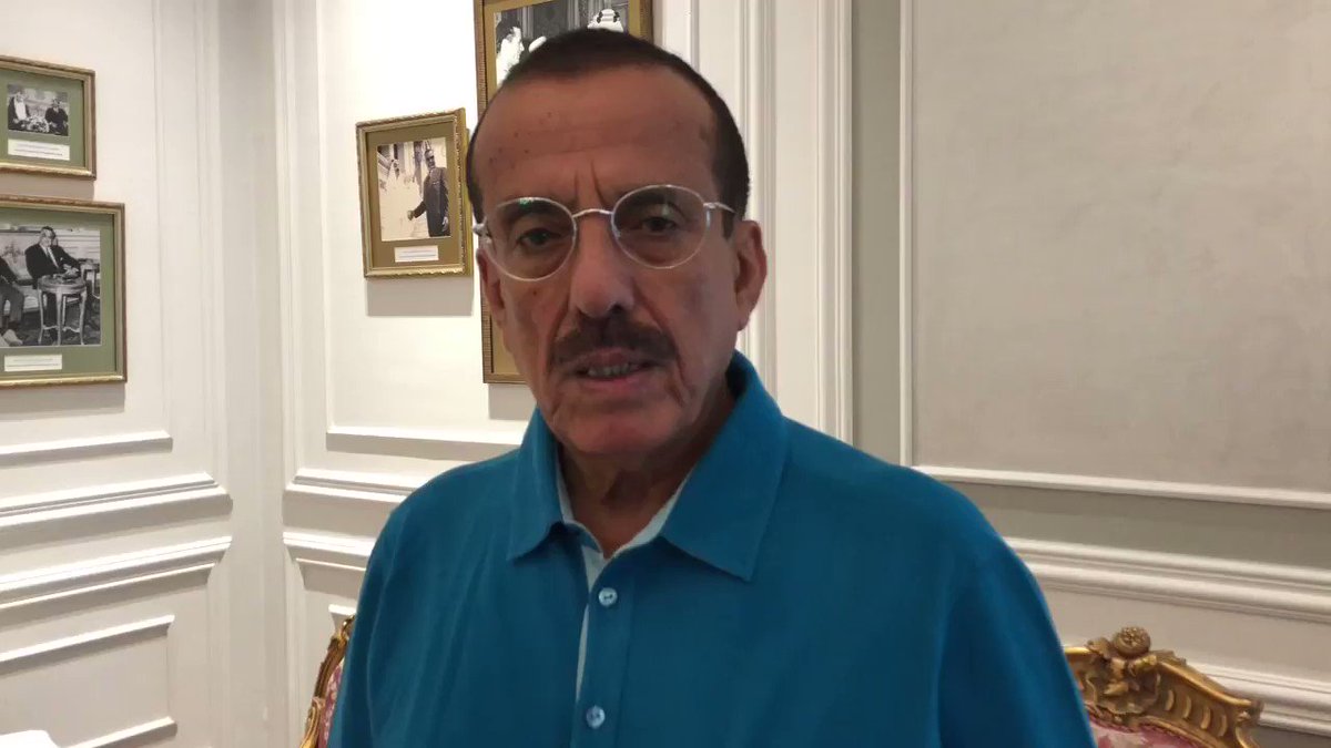 انا موجود في جمهورية #مصر العربية الشقيقة، حيث اقضي بضعة أيام في منزلي في #القاهرة. الحمدلله، قد توفّقت بشراء هذا البيت الجميل المعروف بقصر #الملك_فيصل، وهو غني بتاريخ وذكريات من يحمل اسمه المغفور له بإذن الله الملك فيصل بن عبد العزيز. هذا التوفيق من عند الله سبحانه وتعالى.