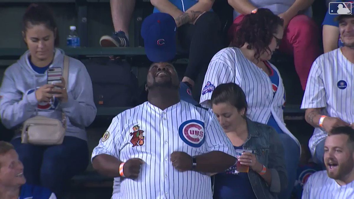 This might be the most talented dude at Wrigley tonight.