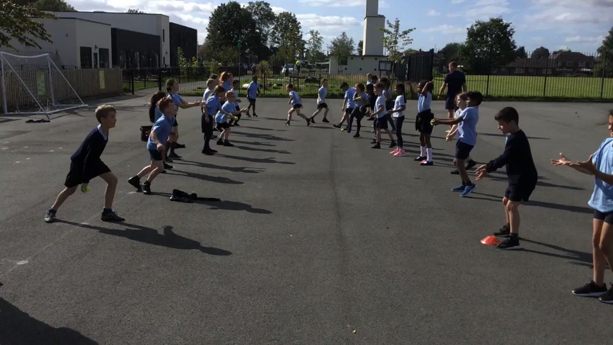 A great first session of cricket with @LancsCricketFDN @lancscricket for the children in @AHMrStevenson and @AHMissAtherton classes. #spiritofcricket #englandcricket