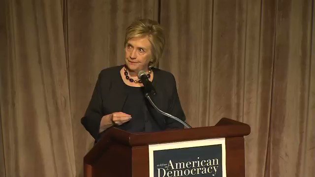 Hillary Clinton: "You can run the best campaign. You can have the best plans. You can get the nomination. You can win the popular vote. And you can lose the Electoral College and therefore the election for these 4 reasons. Number One: Voter suppression."
Via The Hill https://t.co/Ks4S6tDdfI