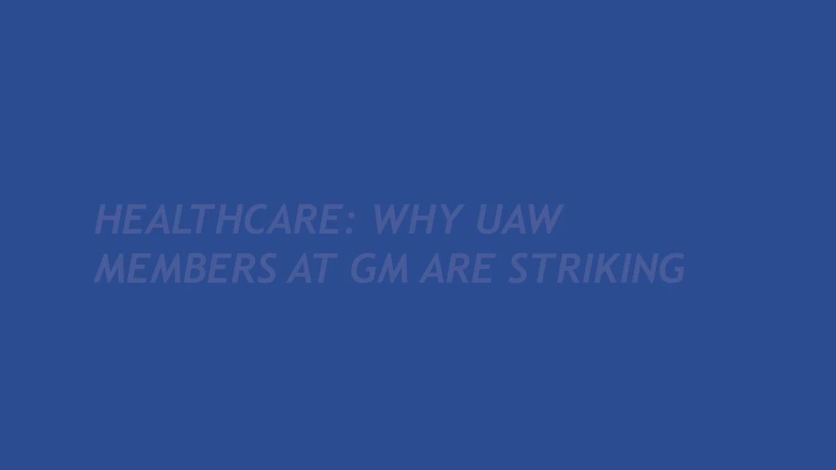 We stood up for General Motors when they needed us most. Now we need GM to stand with us and invest in the healthcare we deserve. Working in the plant takes a toll on our bodies, so quality healthcare and affordable prescriptions are an investment in us! #Solidarity #StandWithUs