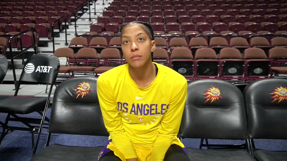 After an impressive 24 PT, 10 REB, 6 BLK stat-line in Game 1 of the Semifinals, @Candace_Parker reflects on her team’s performance ahead of Game 2 tomorrow 🏀
@LA_Sparks vs. Sun, 6:30pm/et on ESPN2 #WNBAPlayoffs