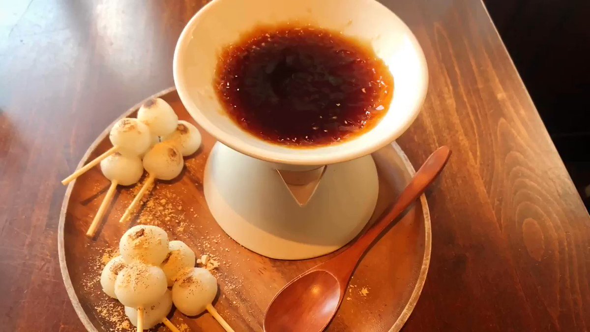 チーズフォンデュならぬ？！みたらしフォンデュが最高です！！！
