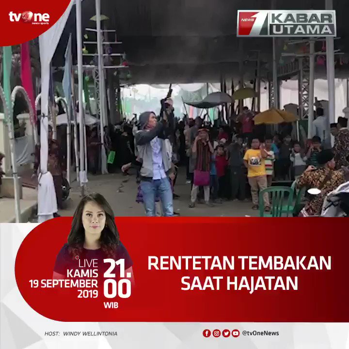 Rentetan tembakan saat hajatan. Saksikan Kabar Utama jam 21.00 WIB di tvOne connect android http://bit.ly/2EMxVdm & ios http://apple.co/2CPK6U3 #KabarUtamatvOne