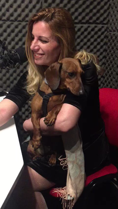 Nos visito @dogftraveler 👏👏#eros embajador de la causa #NoAlAbandono con la conducción de @elianacouso y @salvo_edgardo