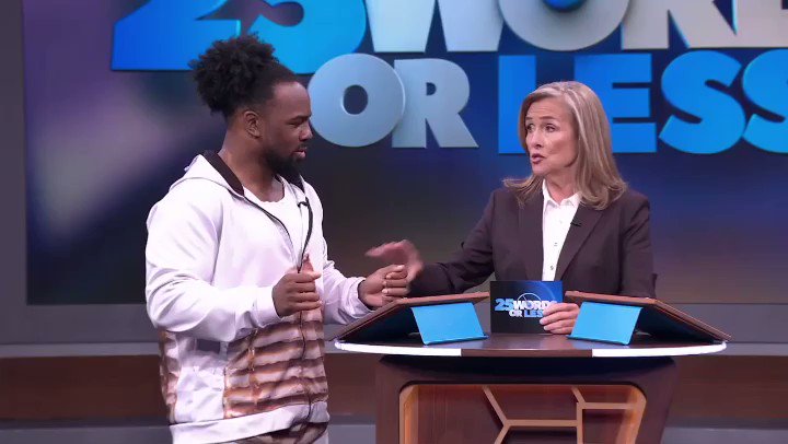It's @TrueKofi and @XavierWoodsPhD vs. @WWEApollo and @AliWWE on @25wordsorlesstv! Do they have what it takes to help their teammate win $10,000? Find out tomorrow! Go to http://www.25words.com for local listings.#wwe #25wordsorlesstv