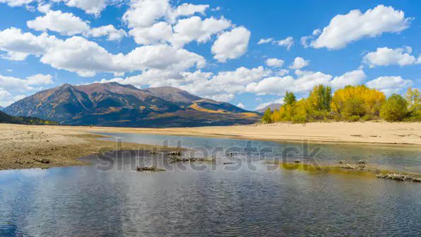 #beautiful #Autumn #Mountain #Lake - A #panoramic time-lapse #video of clouds passing over #TwinLakes at base of two highest #peaks, #MountElbert & #MountMassive, of #RockyMountains a sunny #AutumnDay. CO, #USA#writing ✍️(https://www.fiverr.com/share/BVxAk ) (https://www.fiverr.com/share/L5jPQ )