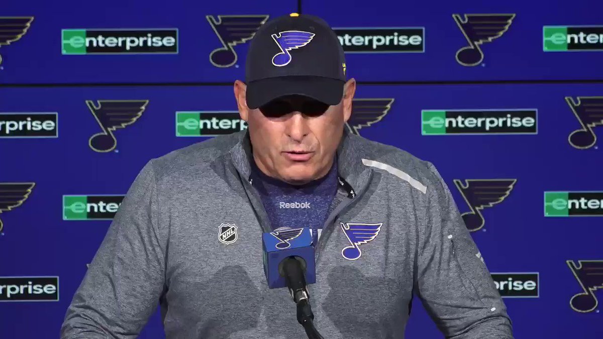 Craig Berube discusses his evaluation process as the preseason progresses. #stlblues