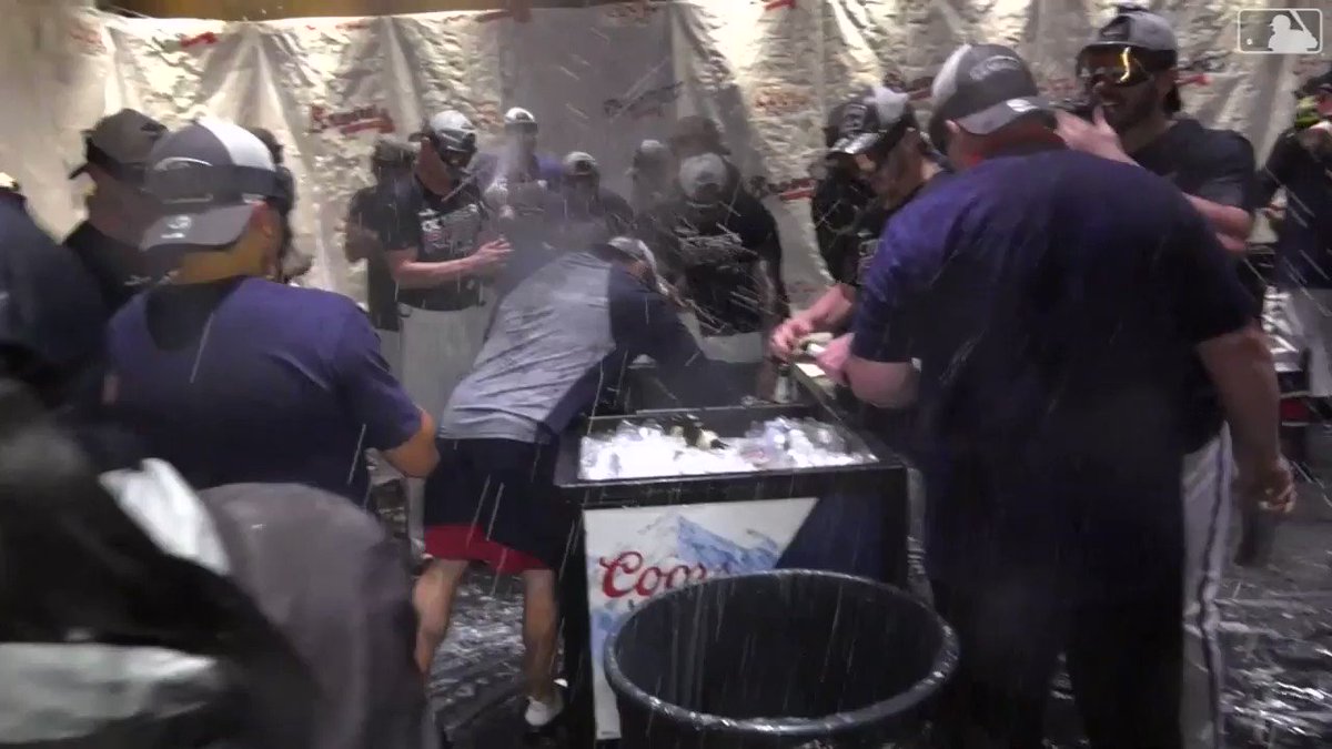 Congrats, @Braves.You're the next team in 2019 to.....POP A LITTLE BIT OF THE BUBBLY.