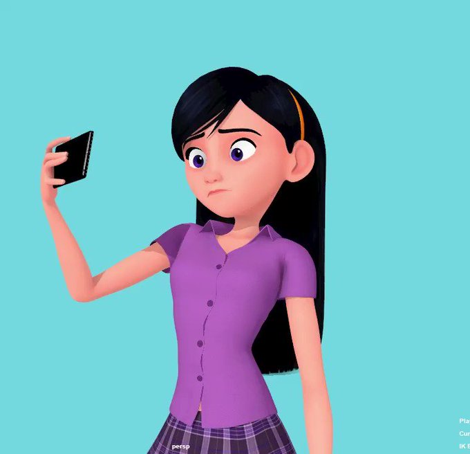 Doing some animation practice with Violet! https://t.co/rWD6GXAKyy